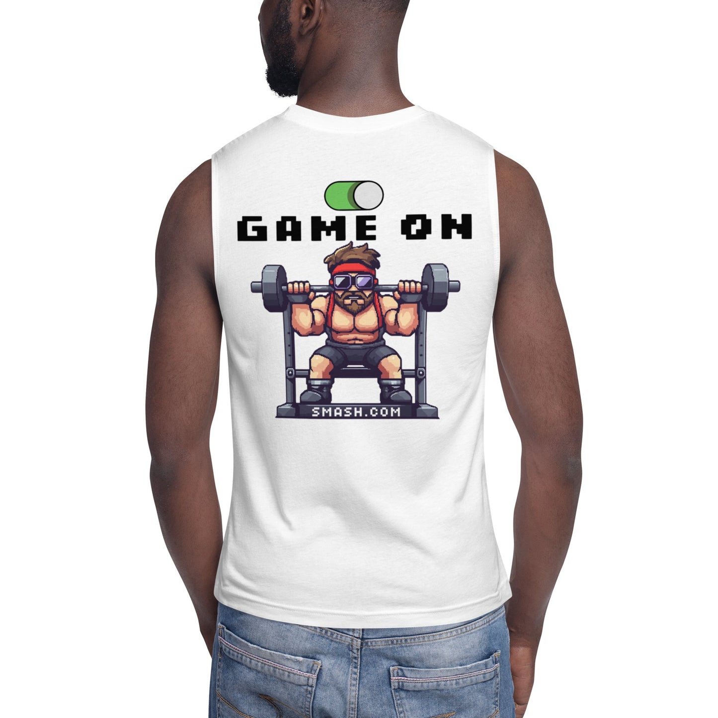 Retro Gaming Muscle Shirt - Cool Guy Edition - Smash.com