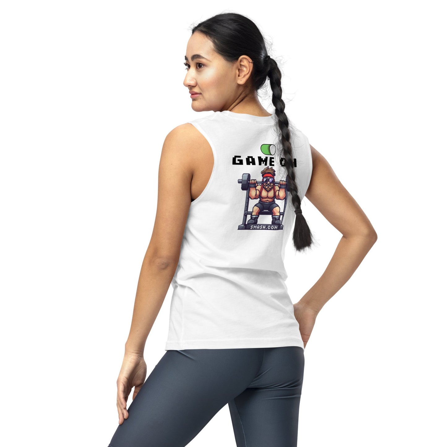 Retro Gaming Muscle Shirt - Cool Guy Edition - Smash.com