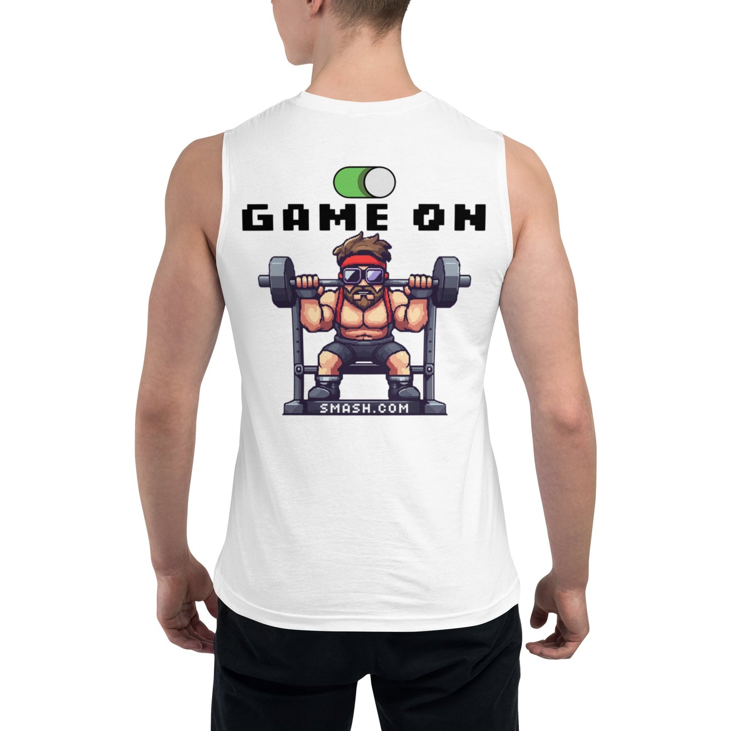 Retro Gaming Muscle Shirt - Cool Guy Edition - Smash.com