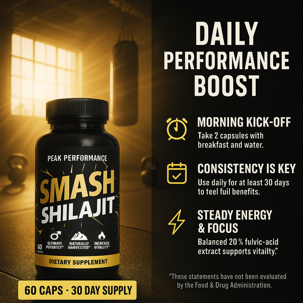 Smash Shilajit — Pure Himalayan Power, Optimally Potent - 199284748569 - Smash.com