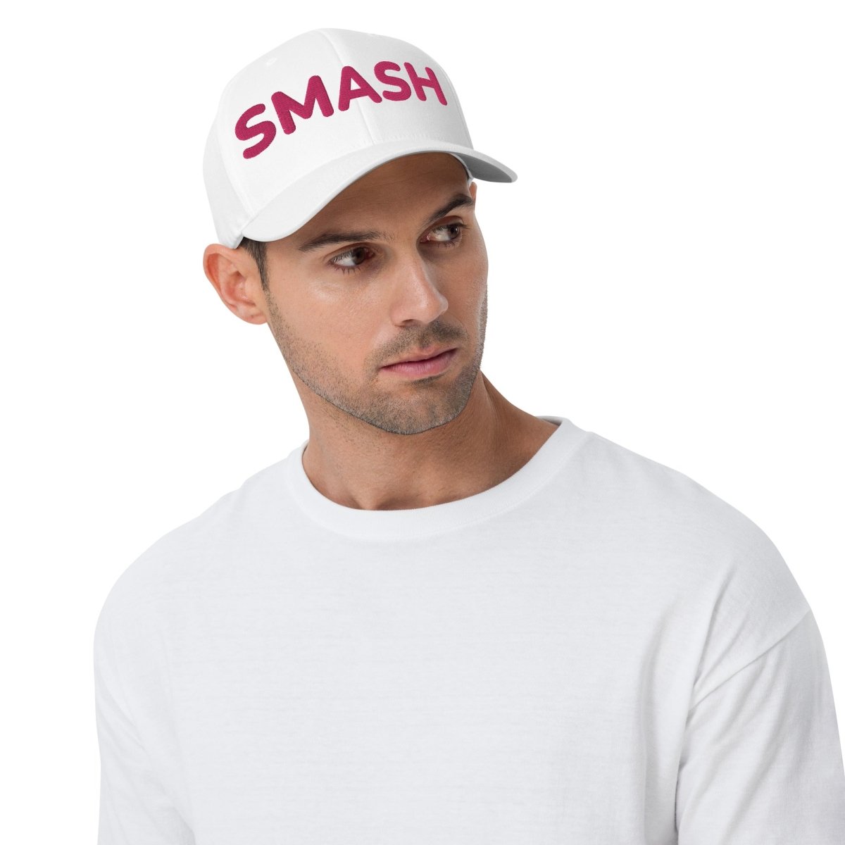 Structured Twill Cap - Sweat It Out Pink - Smash.com