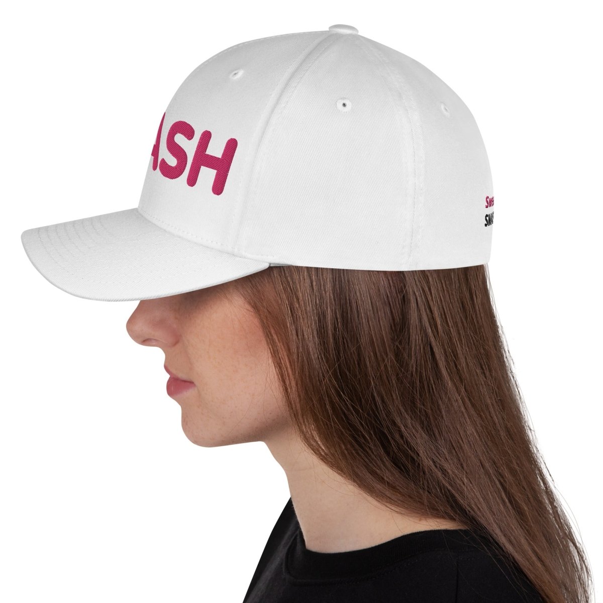 Structured Twill Cap - Sweat It Out Pink - Smash.com