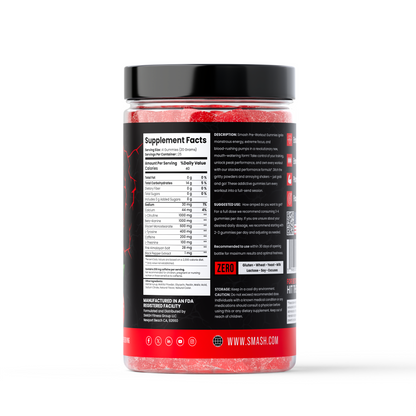 Smash Pre Workout Gummies