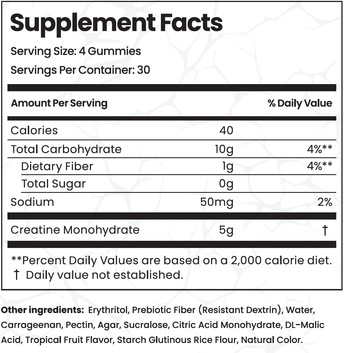 Creatine Infused Gummies - Smash. Supplements - 860012538416 - Smash.com