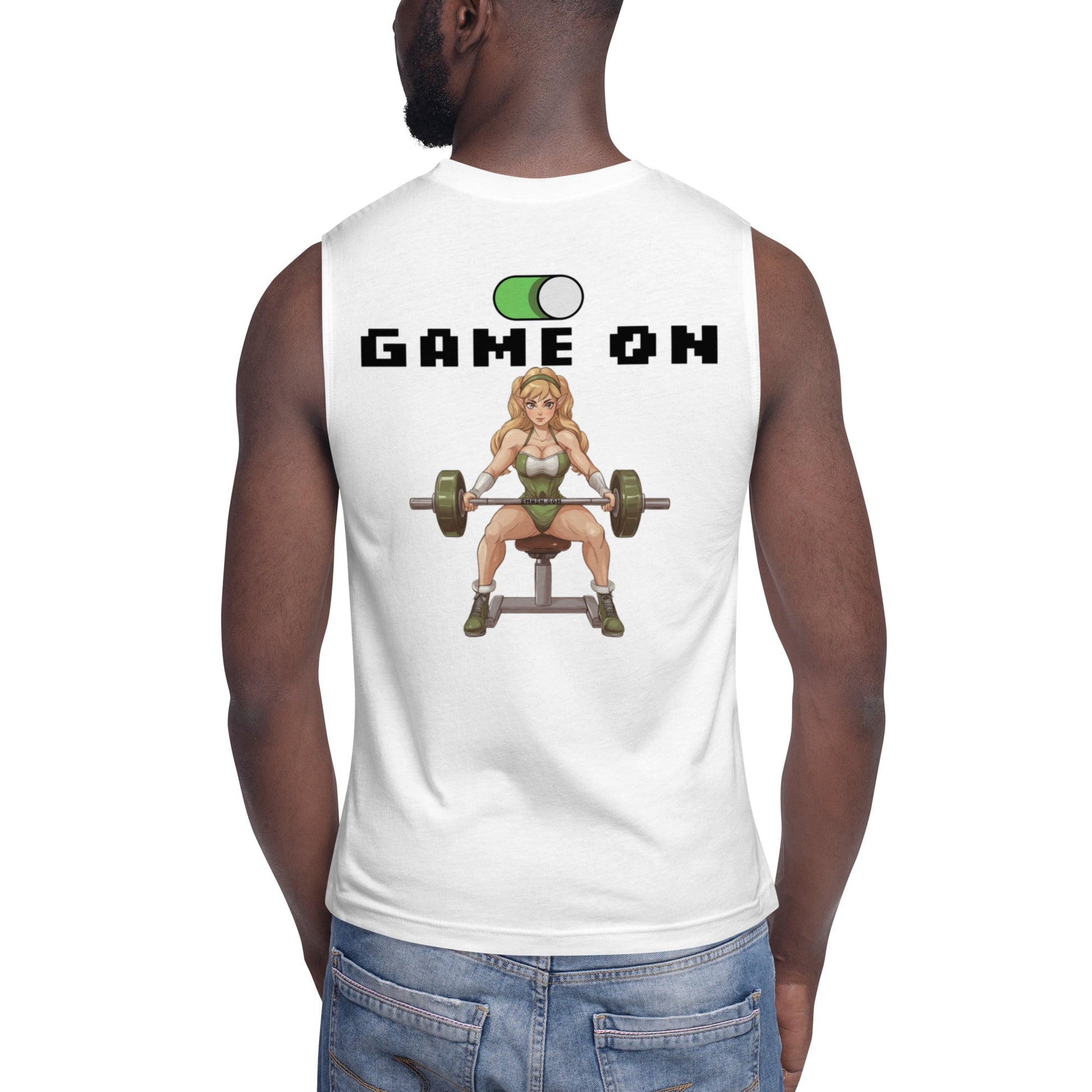 Retro Gaming Muscle Shirt - Elf Princess - Smash.com