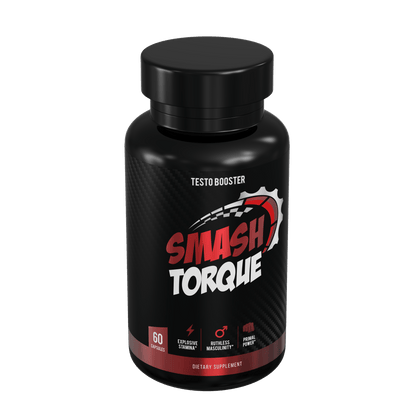 Smash Torque Testo Booster – Powered by T - Torque™ Technology for Men’s Peak Performance - 860012538485 - Smash.com