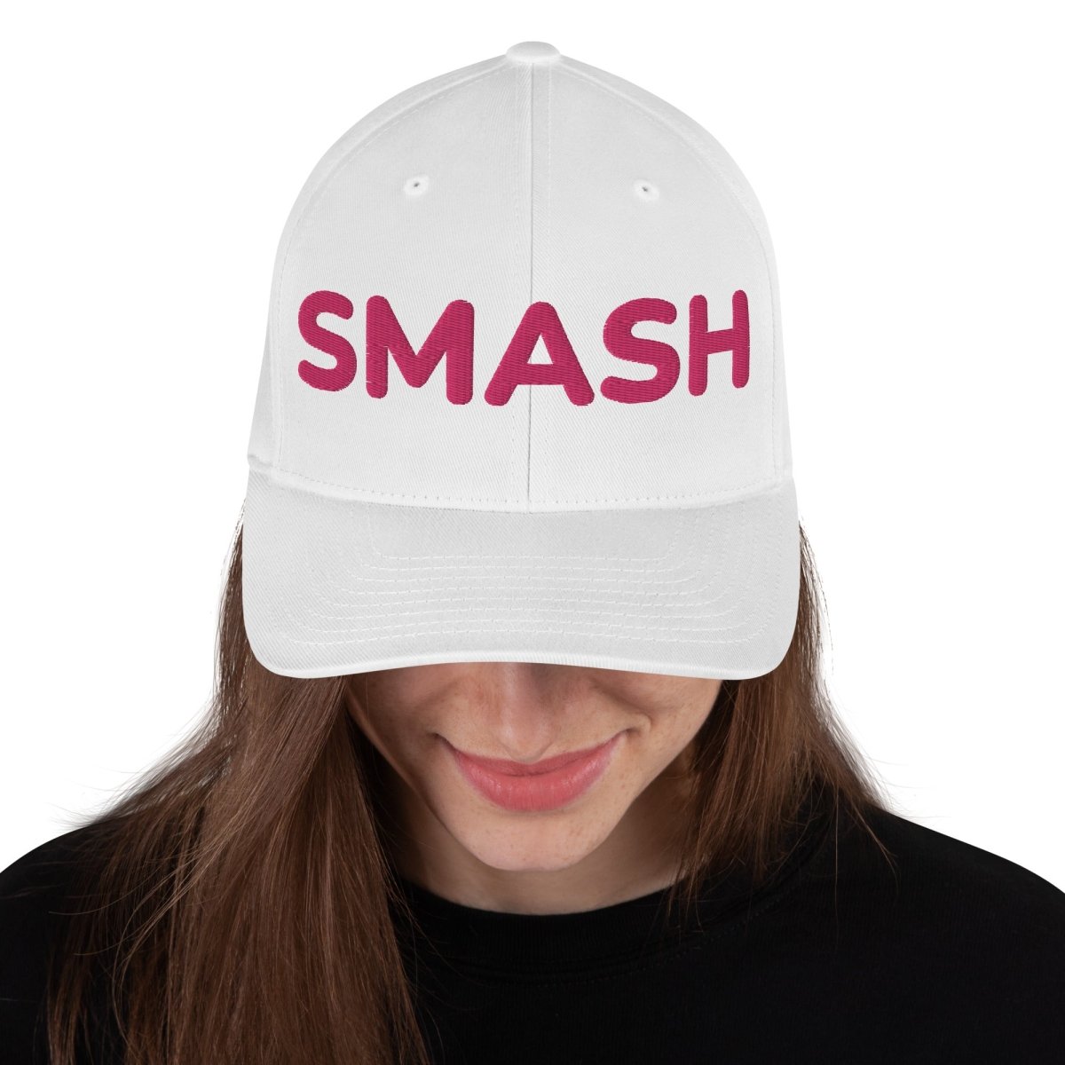 Structured Twill Cap - Sweat It Out Pink - Smash.com